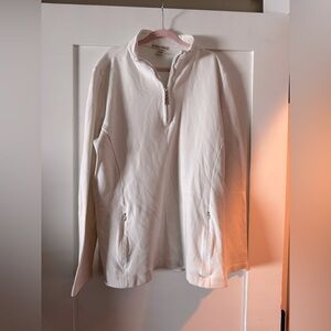 Fairway & Greene | White Quarterzip XL
